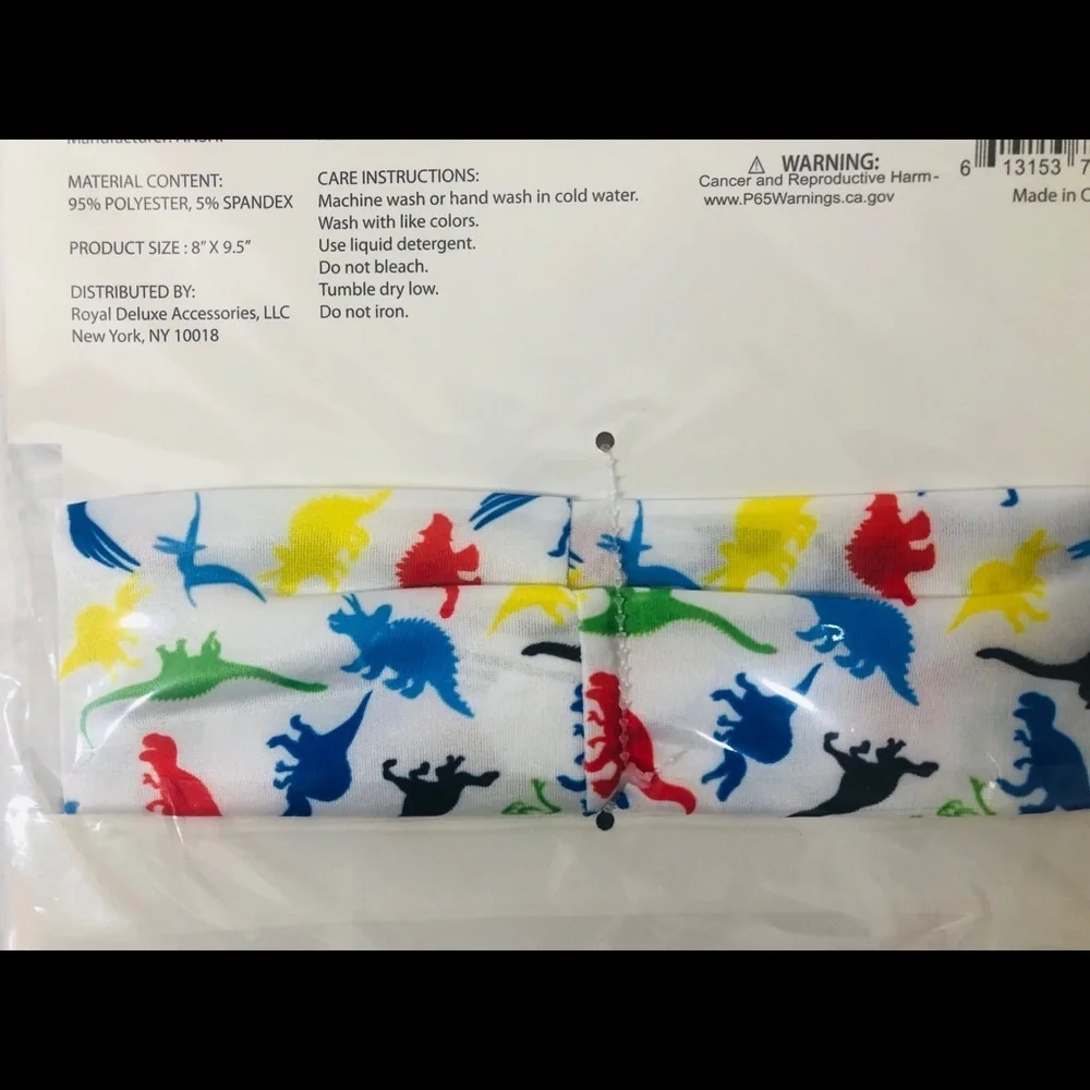 Multi-use Dinosaur kids scarf